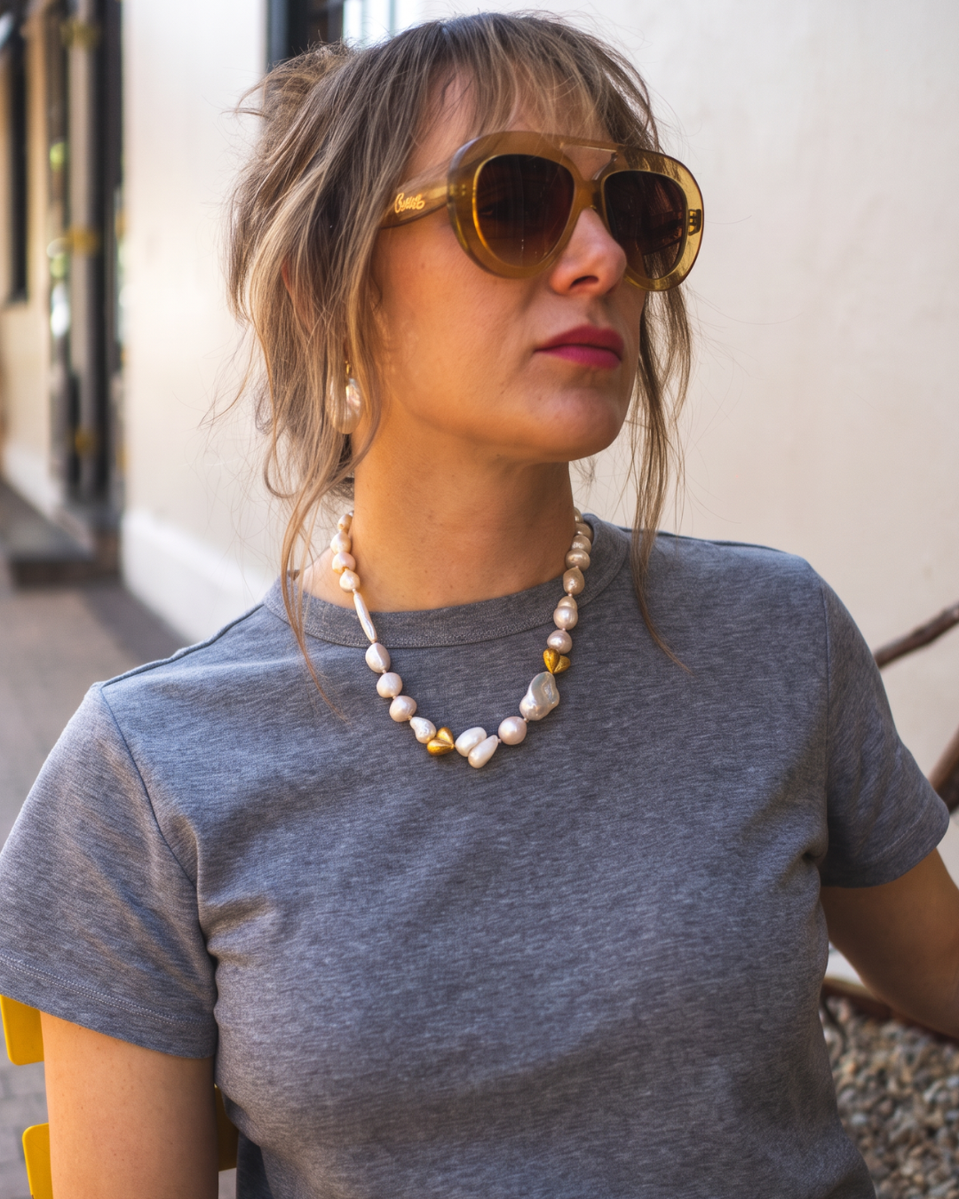 Gemstone & Pearl Necklace