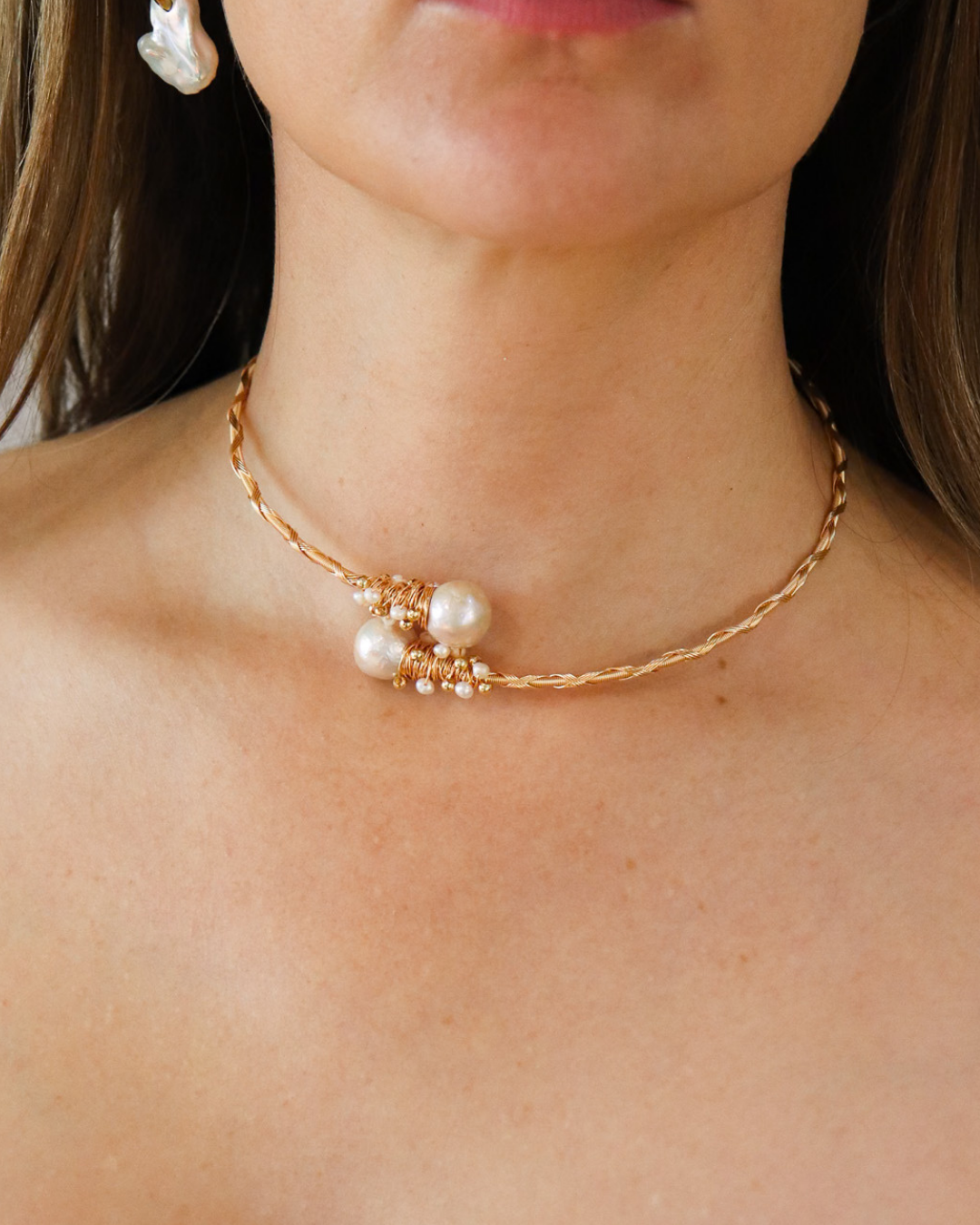 Freshwater Pearl Choker Necklace
