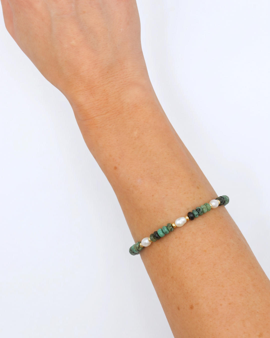 Freshwater Pearl  and Gemstone Bracelet